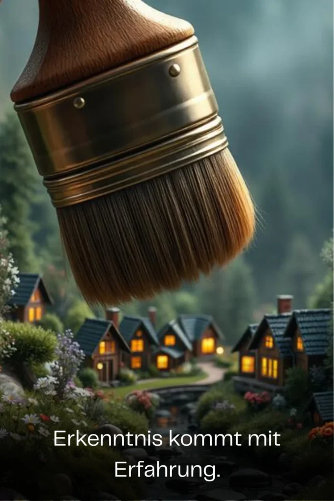 Erkenntnis kommt mit Erfahrung