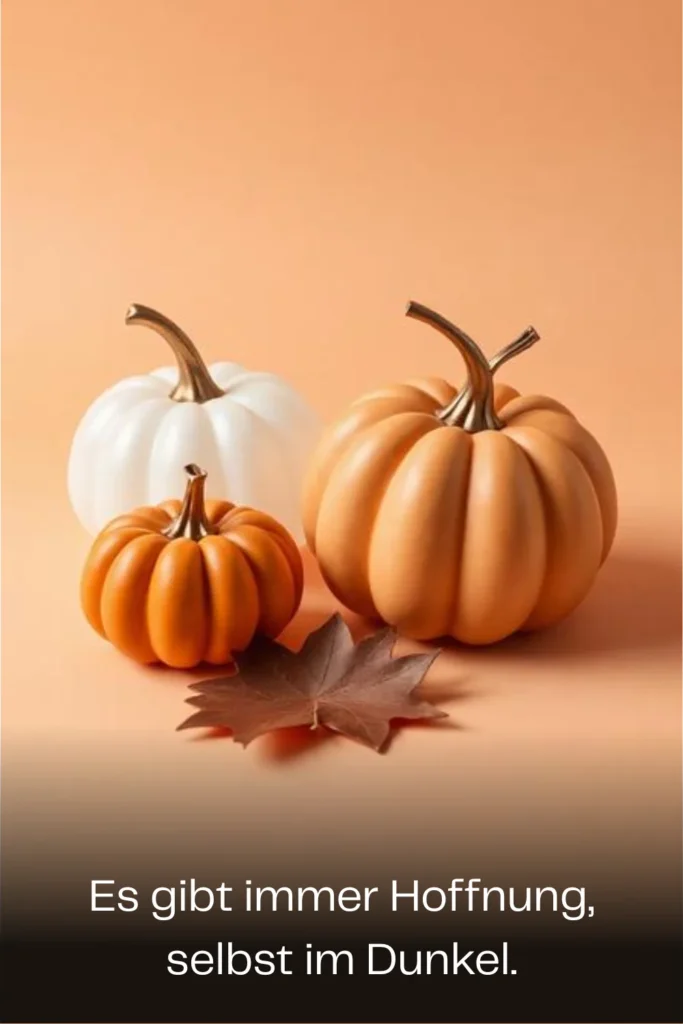 Es gibt immer Hoffnung, selbst im Dunkel