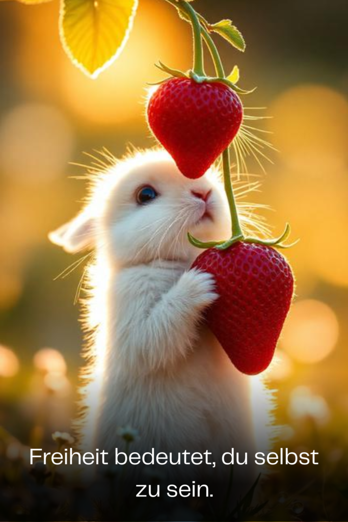Freiheit bedeutet, du selbst zu sein