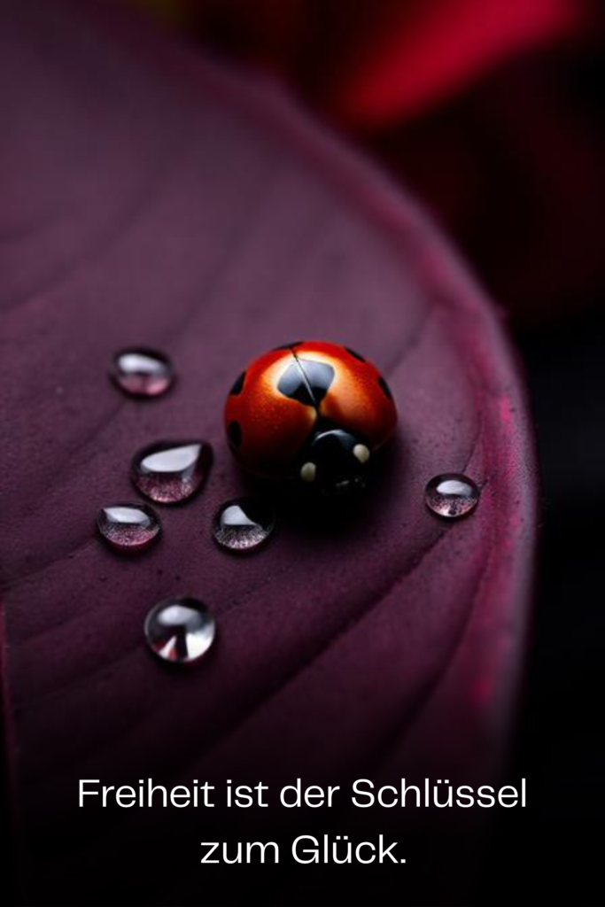 Freiheit ist der Schlüssel zum Glück
