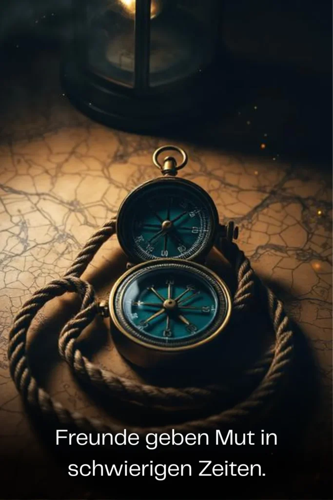Freunde geben Mut in schwierigen Zeiten