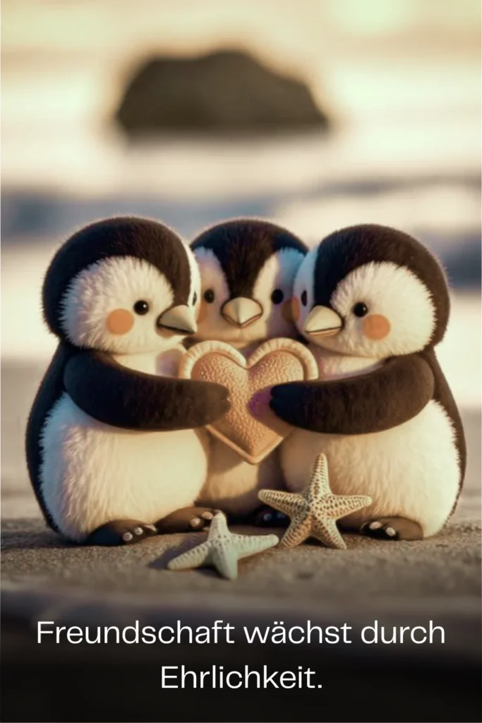 Freundschaft wächst durch Ehrlichkeit