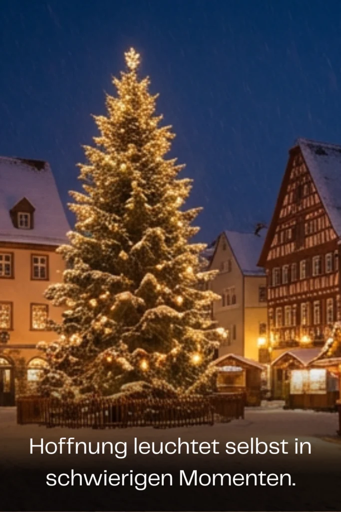 Hoffnung leuchtet selbst in schwierigen Momenten