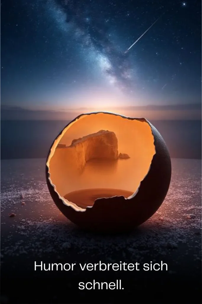 Humor verbreitet sich schnell