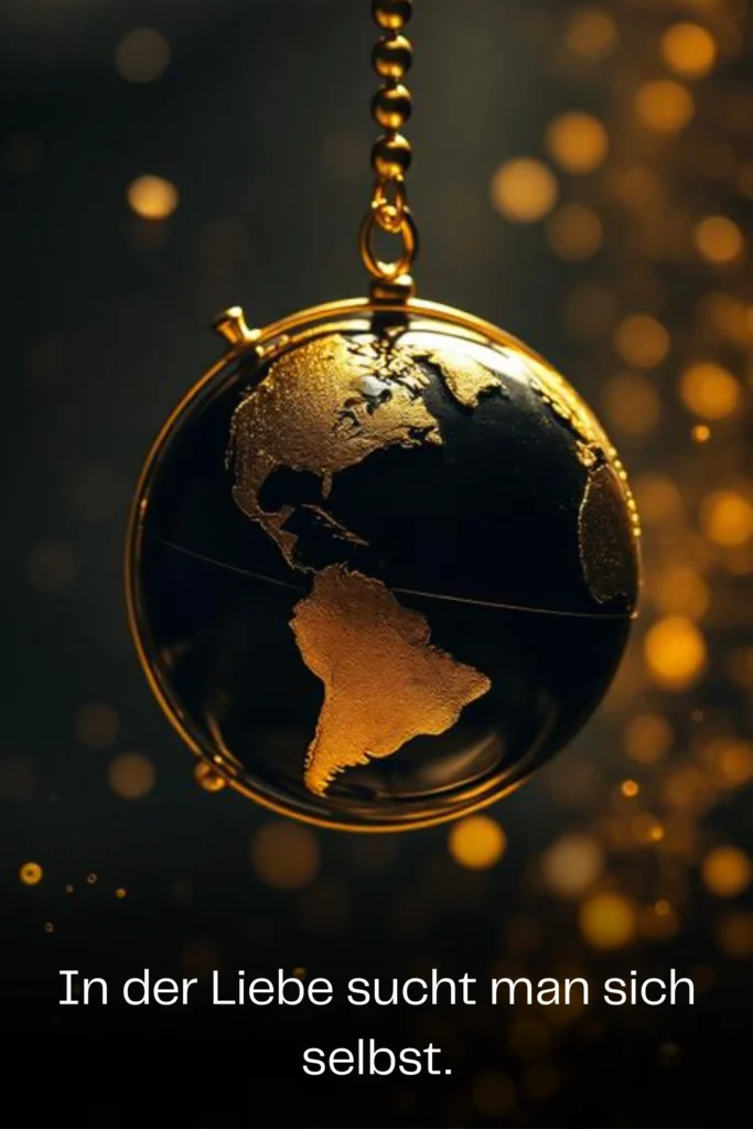 In der Liebe sucht man sich selbst