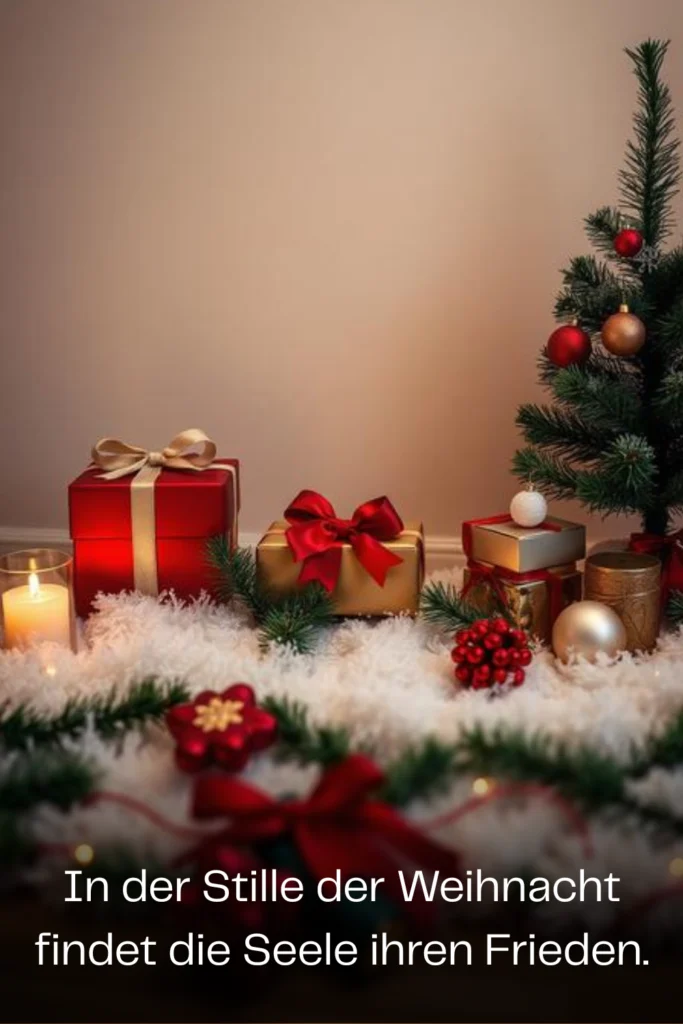 In der Stille der Weihnacht findet die Seele ihren Frieden