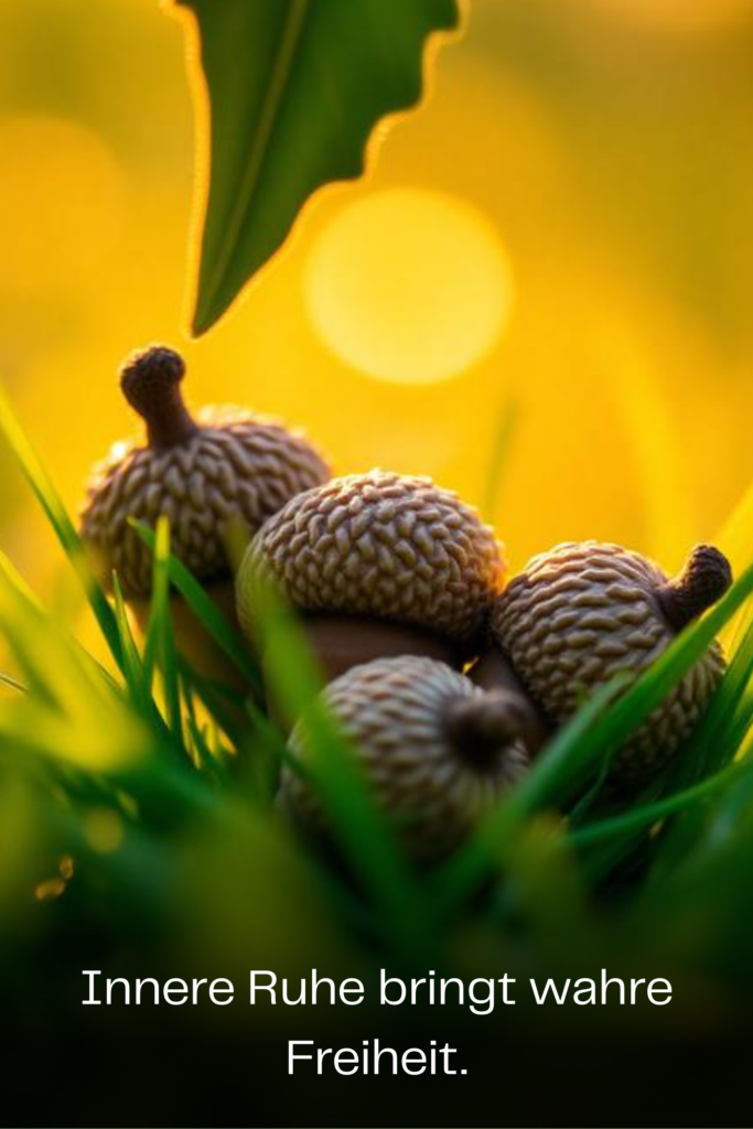 Innere Ruhe bringt wahre Freiheit