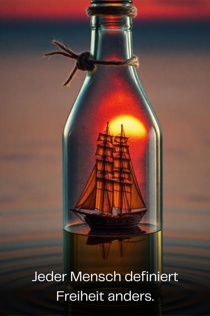Jeder Mensch definiert Freiheit anders