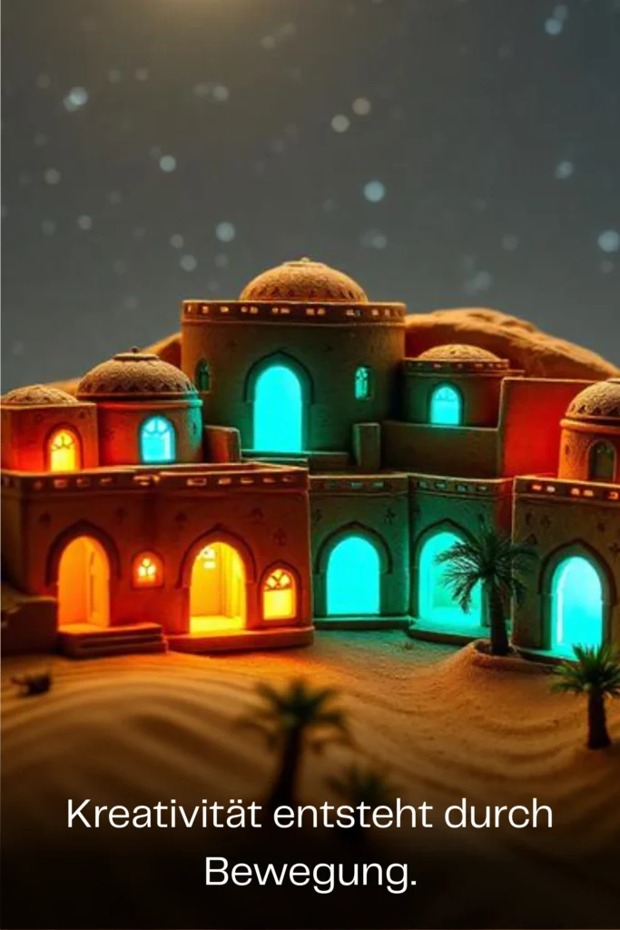 Kreativität entsteht durch Bewegung