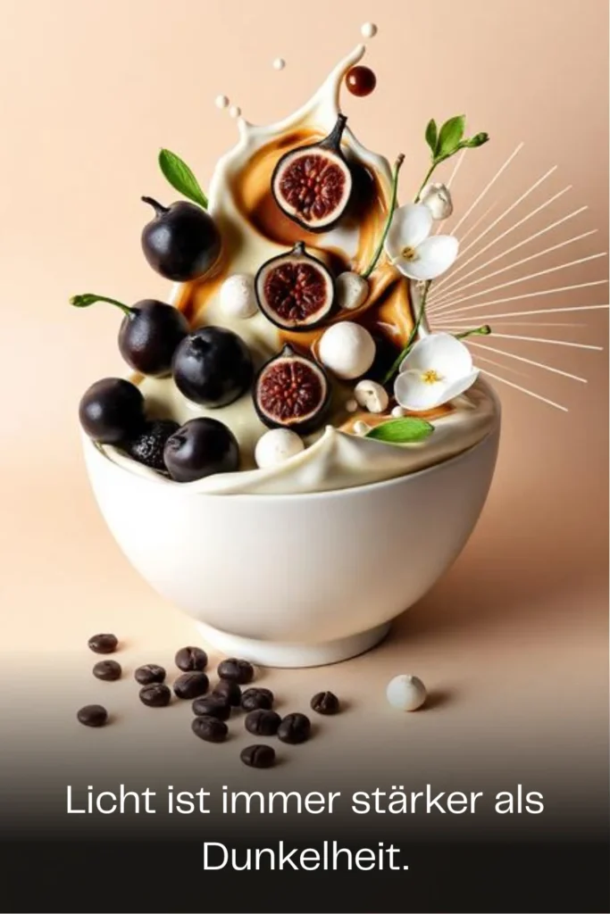 Licht ist immer stärker als Dunkelheit