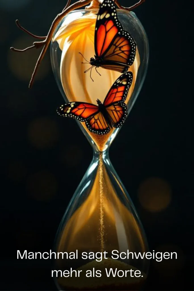 Manchmal sagt Schweigen mehr als Worte