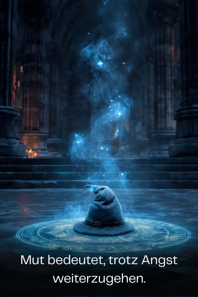 Mut bedeutet, trotz Angst weiterzugehen