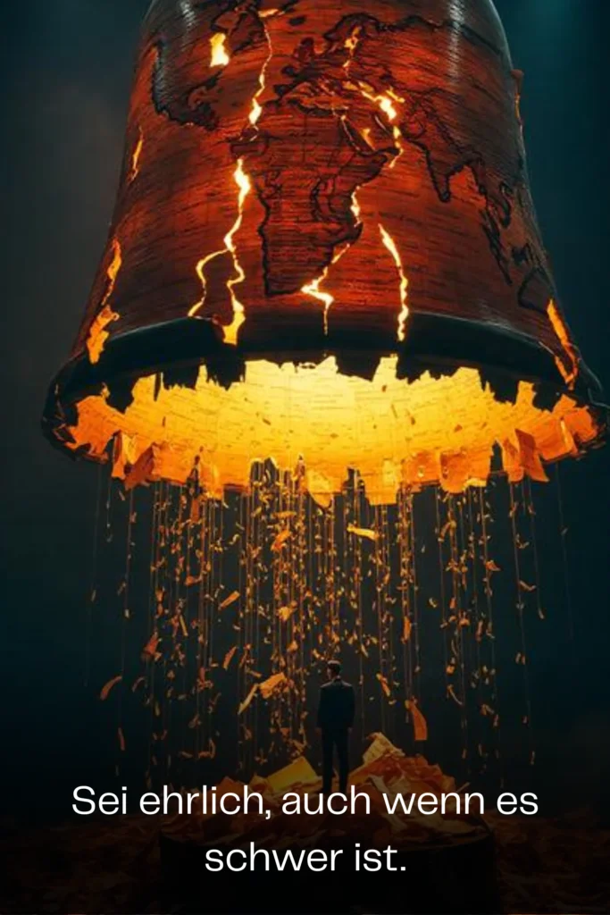 Sei ehrlich, auch wenn es schwer ist