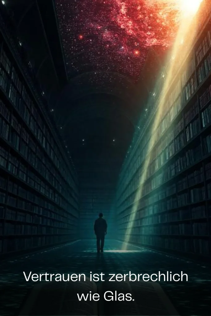 Vertrauen ist zerbrechlich wie Glas