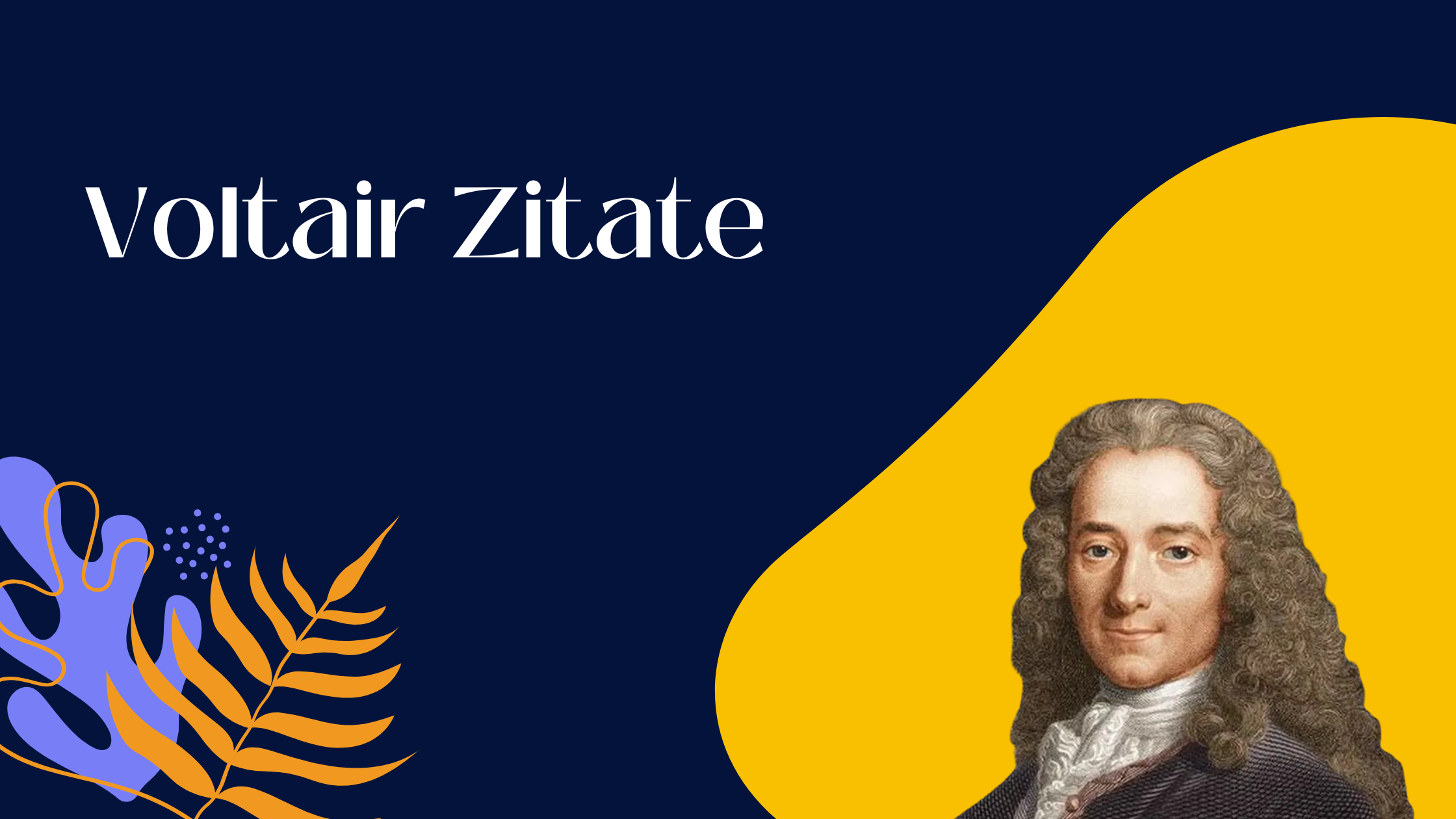 Voltair Zitate