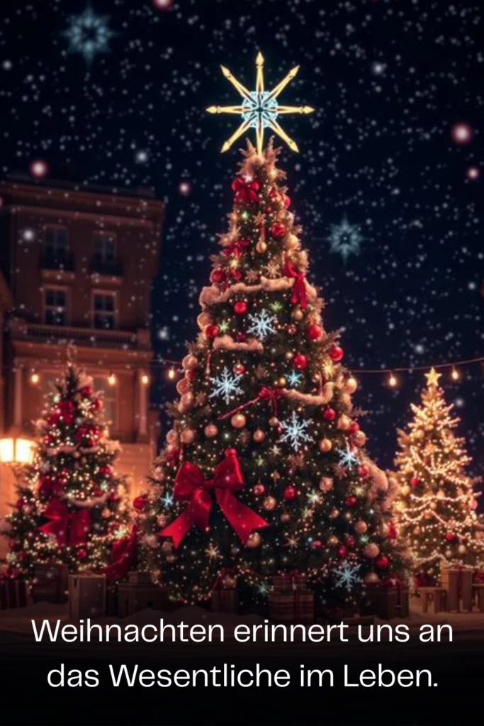 Weihnachten erinnert uns an das Wesentliche im Leben