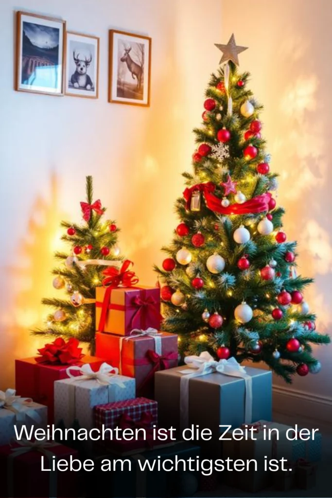 Weihnachten ist die Zeit in der Liebe am wichtigsten ist