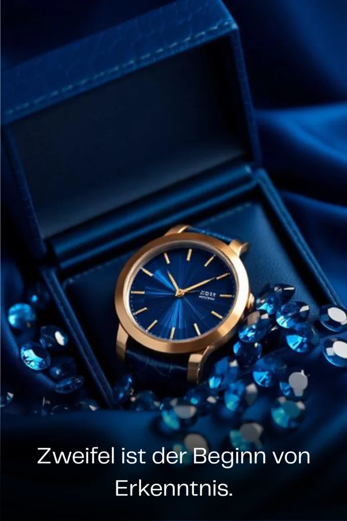 Zweifel ist der Beginn von Erkenntnis