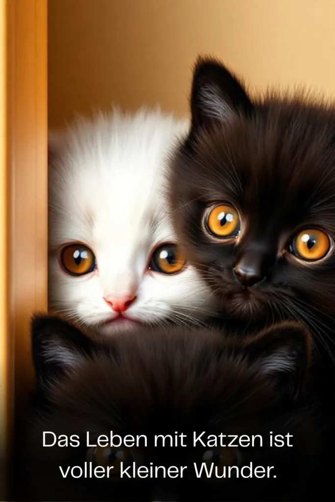 Das Leben mit Katzen ist voller kleiner Wunder