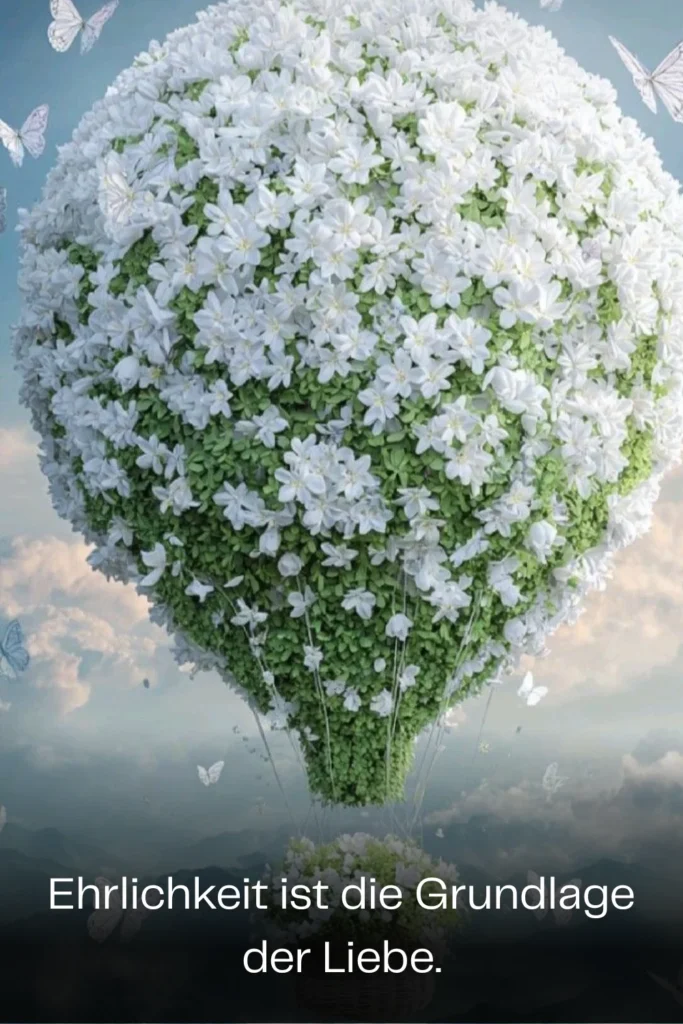 Ehrlichkeit ist die Grundlage der Liebe