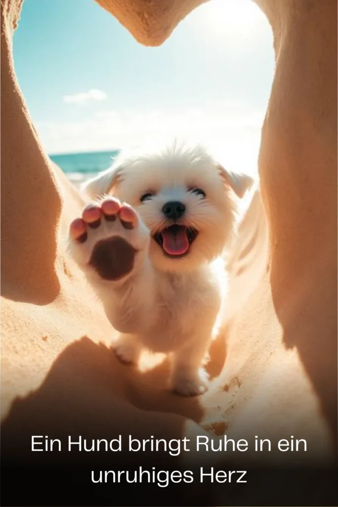 Ein Hund bringt Ruhe in ein unruhiges Herz