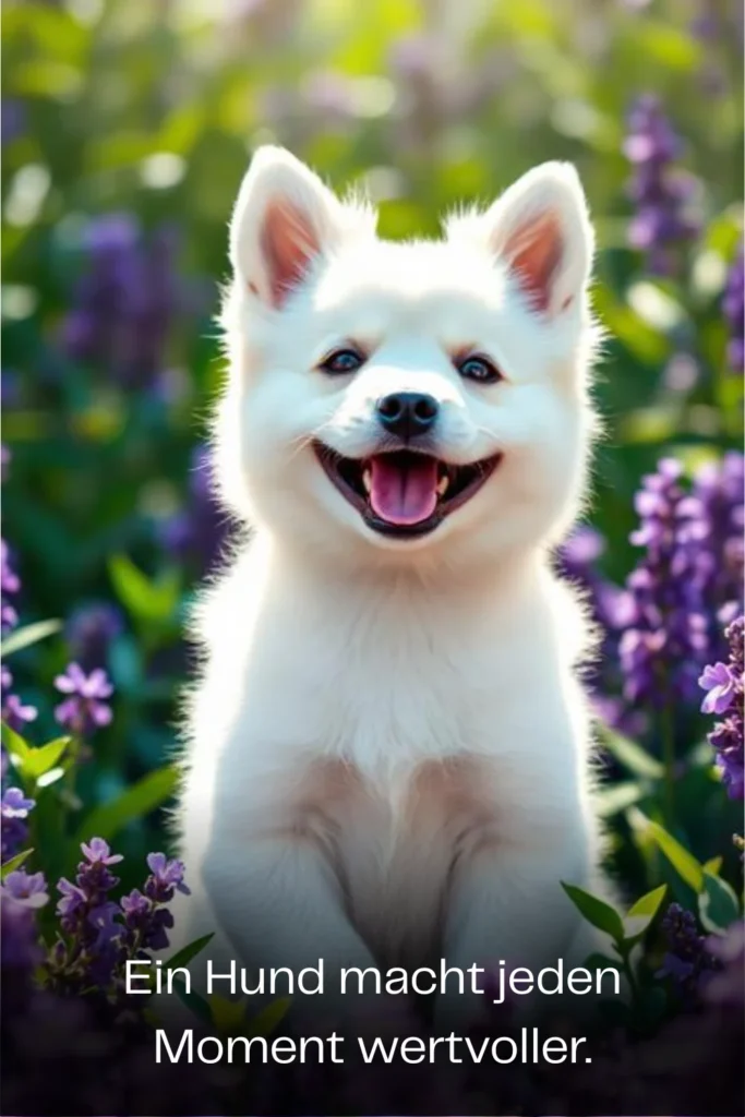 Ein Hund macht jeden Moment wertvoller