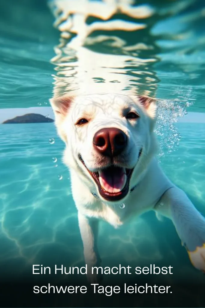 Ein Hund macht selbst schwere Tage leichter