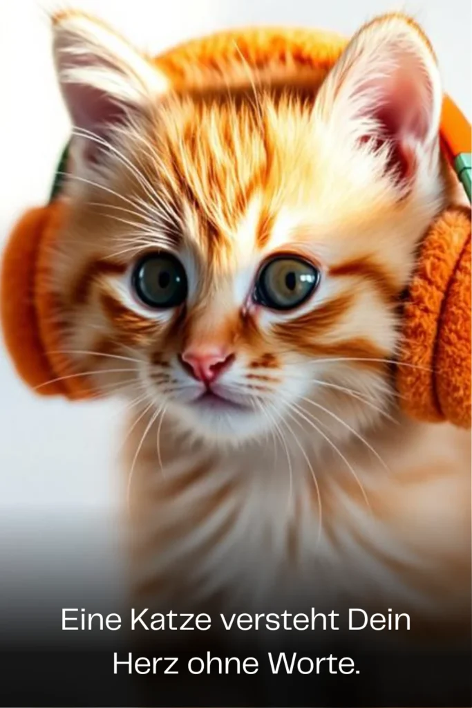 Eine Katze versteht Dein Herz ohne Worte
