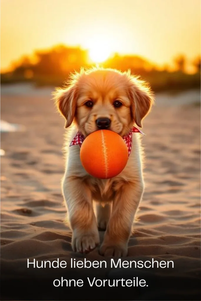 Hunde lieben Menschen ohne Vorurteile