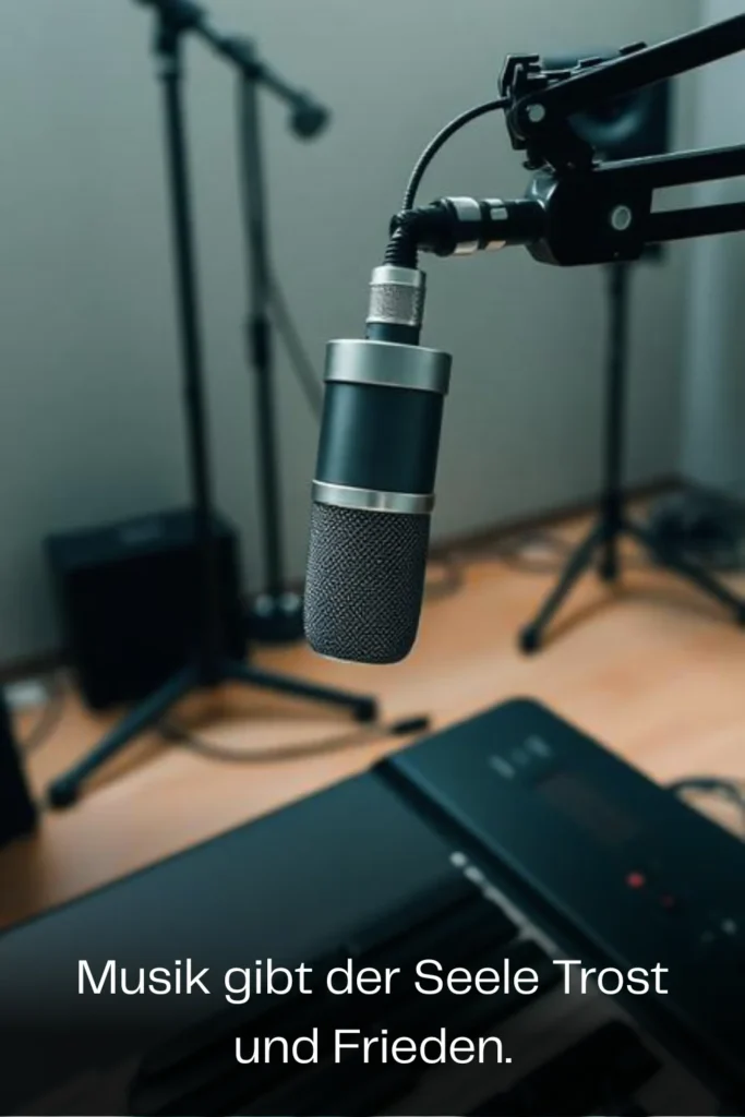 Musik gibt der Seele Trost und Frieden