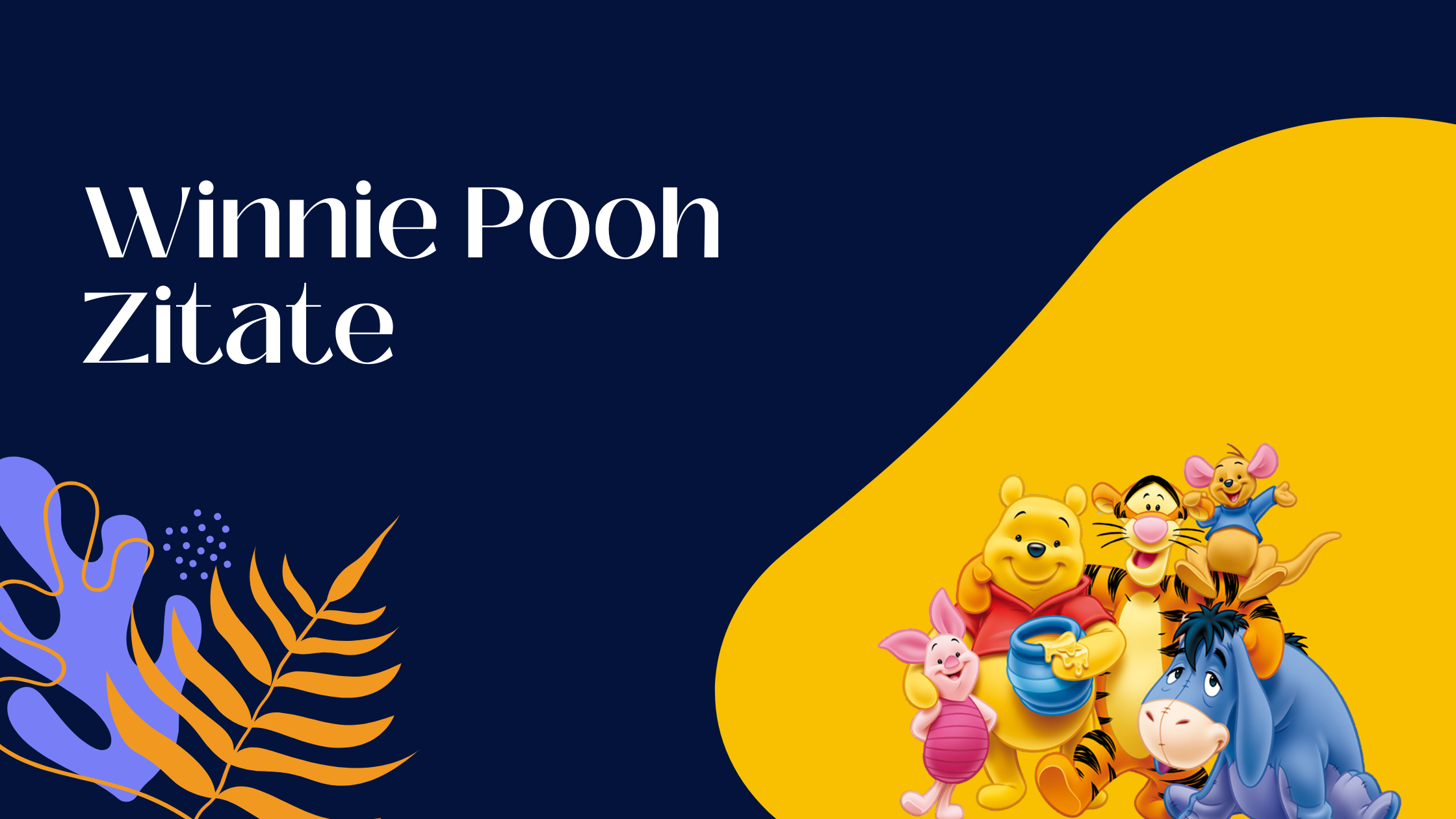 Winnie Pooh Zitate