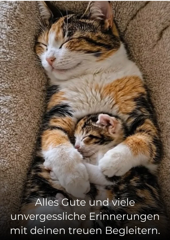 Alles Gute und viele unvergessliche Erinnerungen mit deinen treuen Begleitern