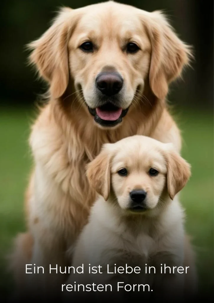 Ein Hund ist Liebe in ihrer reinsten Form