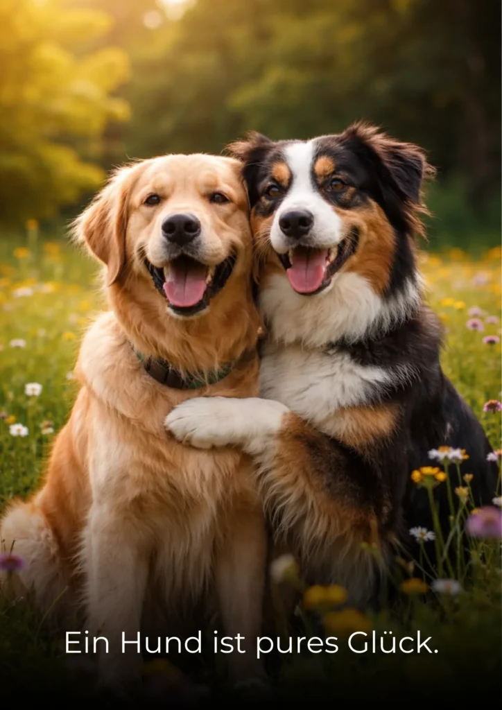 Ein Hund ist pures Glück