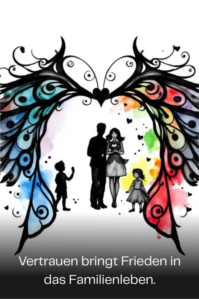 Vertrauen bringt Frieden in das Familienleben