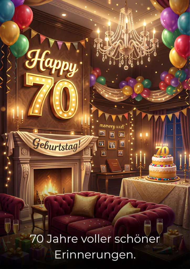 70 Jahre voller schöner Erinnerungen